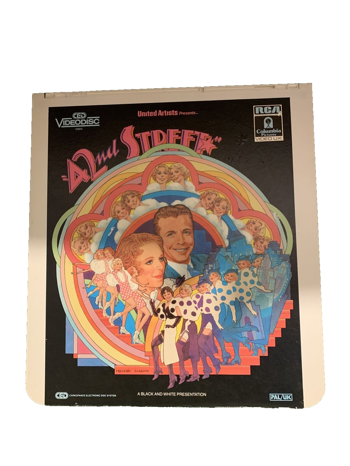 42ND STREET,WARNER BAXTER,BEBE DANIELS,RARE VINTAGE 1983 CED VIDEODISC UK/PAL