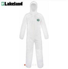 5 x Lakeland MicroMax NS LI 13-3115216 Hooded Disposable Coveralls - SIZE: 2XL