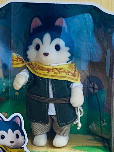 Sylvanian Families / Calico Critters : Bruce Husky Brother - Figurine C-72 Neuve 2023