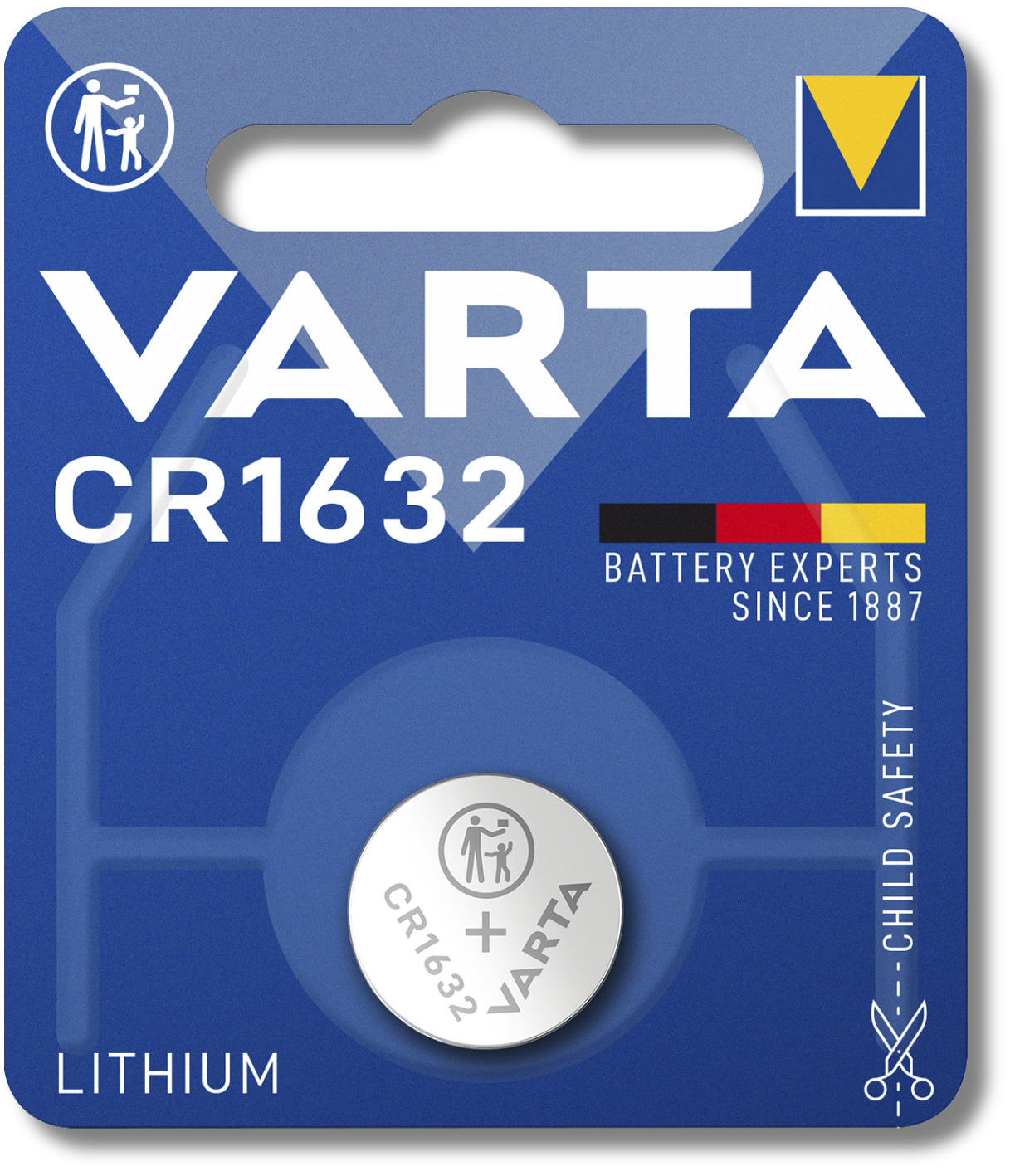 1x VARTA CR1632 High Quality Lithium Cell 3V Battery DL1632 *EXPIRY 07/2035*