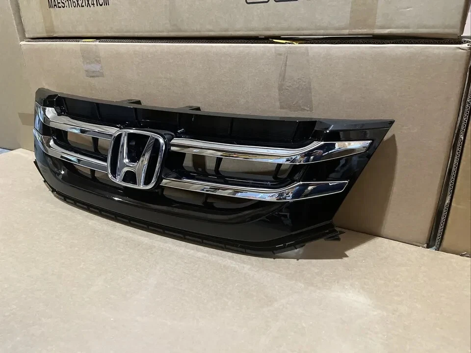 NEW for 2014-2017 Honda Odyssey Front Bumper Upper Grille Assembly & Emblem Foto 3 de 3