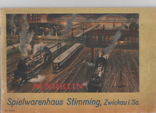 Katalog MÄRKLIN 1939/40 - D 16 - oryginalny katalog kompletny w formacie A 4