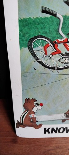 1967 DISNEY HOME SAFETY POSTER "KNOW WHAT TO DO IN EMERGENCIES" Chip & Dale - Picture 7 of 11