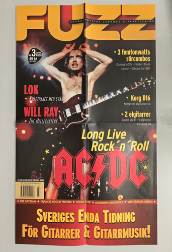AC/DC - Very rare large poster - Sweden 2000 PROMO 32 x 54 cm | eBay.de