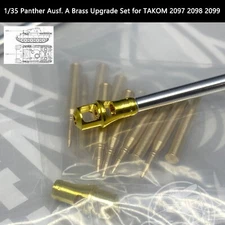 Takom 1/35 Panther Ausf. A Brass Upgrade Set for 2097 2098 2099