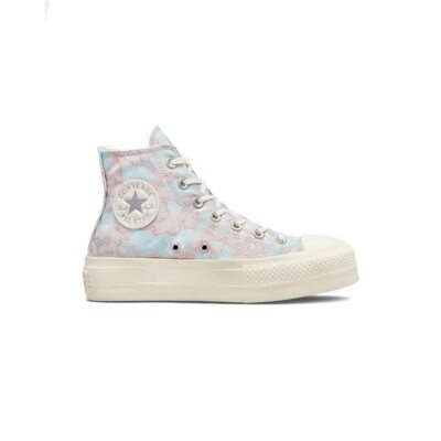 Converse Women Chuck Taylor All Star Lift Platform Hi Dew/Egret/Silver A02033C