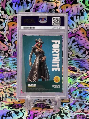 Fortnite CALAMITY 2019 #253 PSA 9 Crystal Shard Serie 1 Panini Brasile come nuovo - Foto 2 di 2