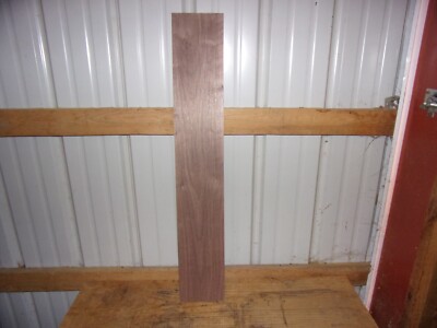 1 PC WALNUT LUMBER WOOD KILN DRIED BOARD 36 1/8''X 6''X 7/8''  LOT 2047V FLAT