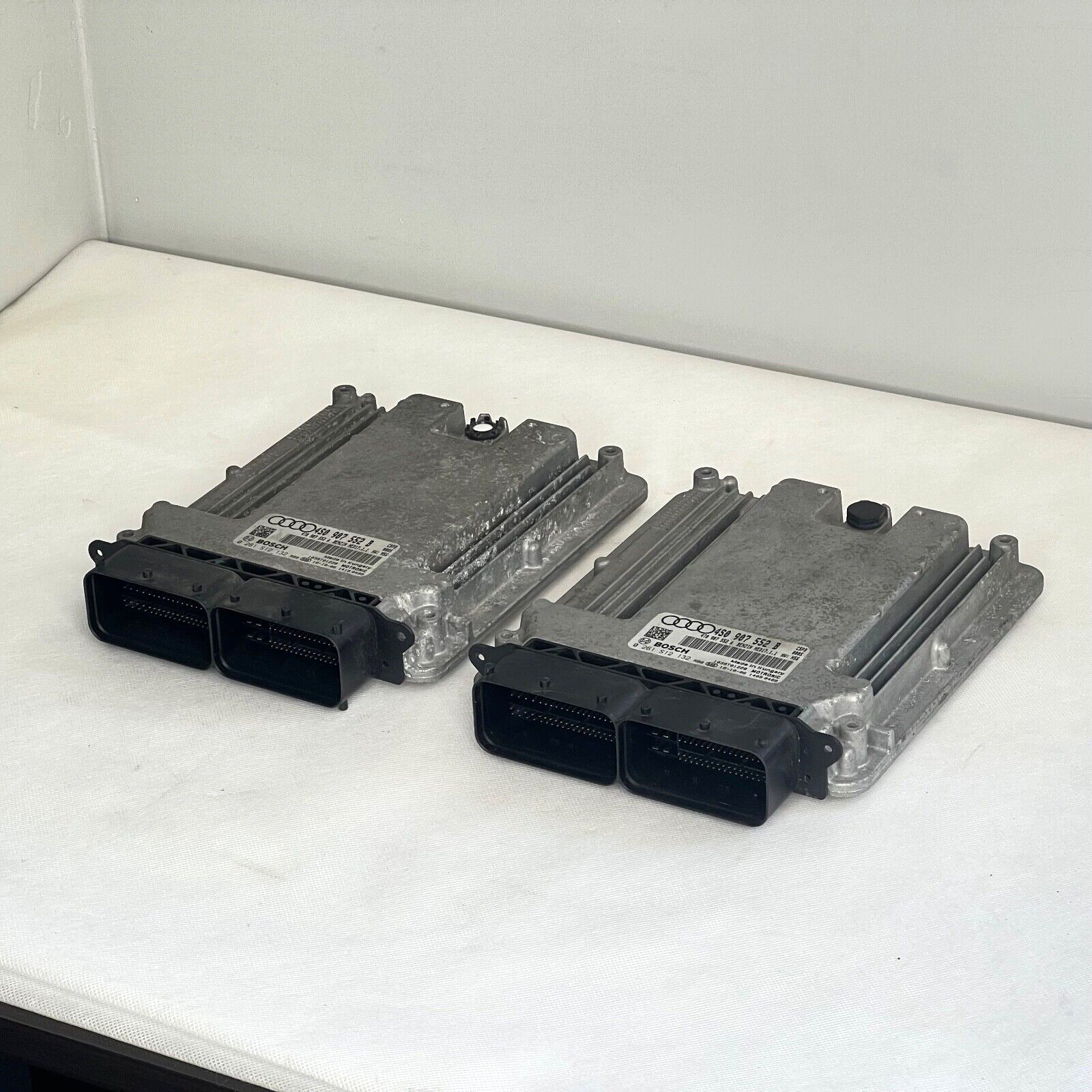 2017-2022 AUDI R8 PLUS QUATTRO ECU ENGINE CONTROL MODULE PAIR 4S0 907 552 B OEM