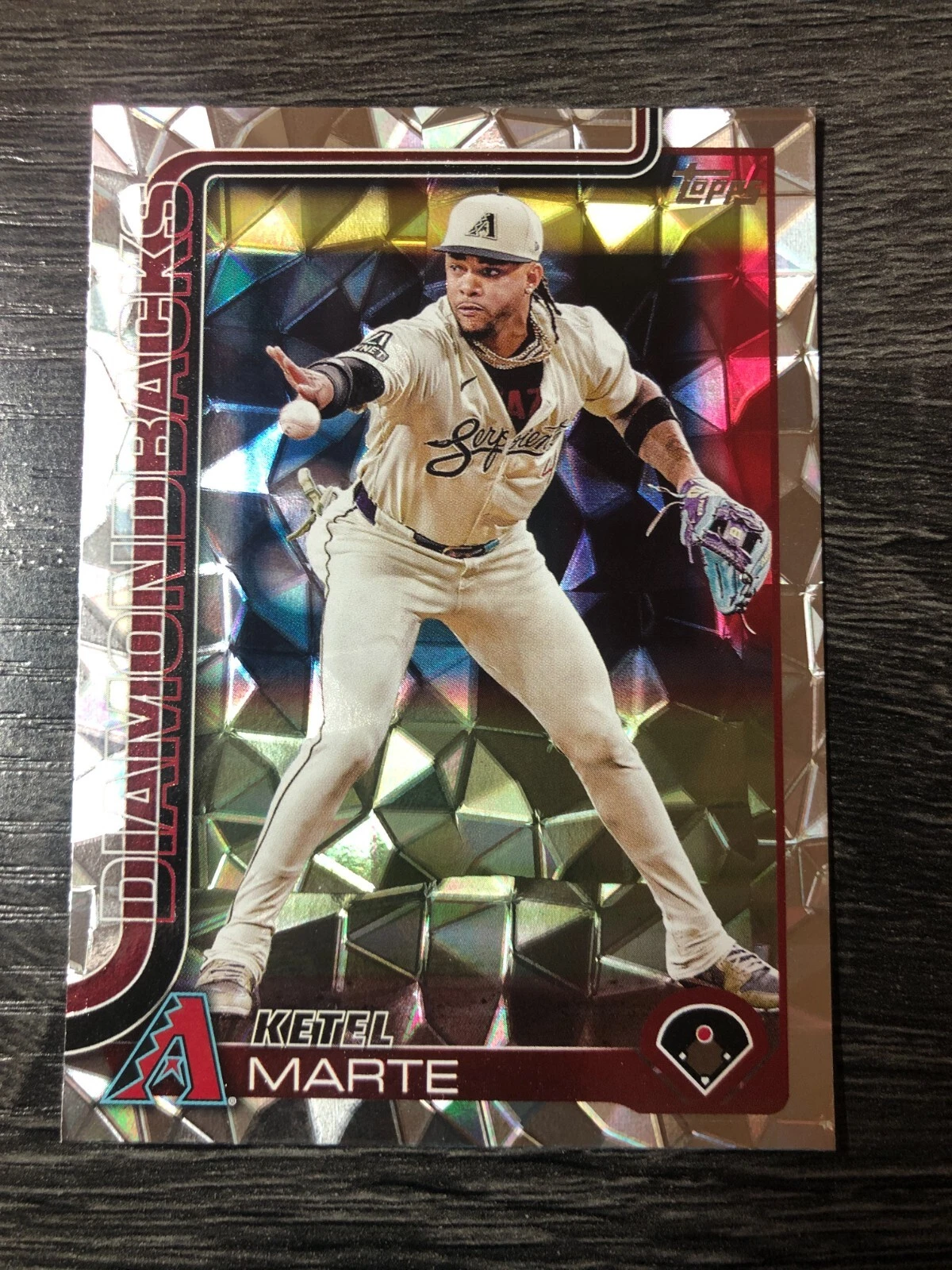 Ketel Marte Diamante Parallel 2025 Topps Series One Card # 128