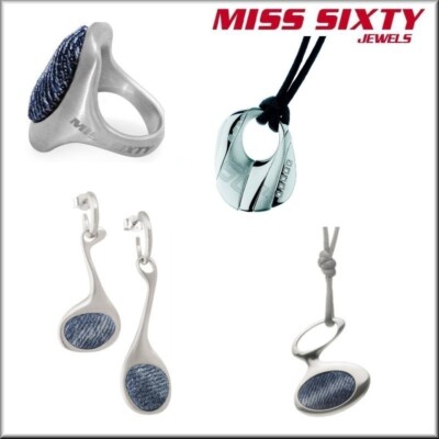 Authentic MISS SIXTY Ladies Fashion Jewelry OVAL Set Collection