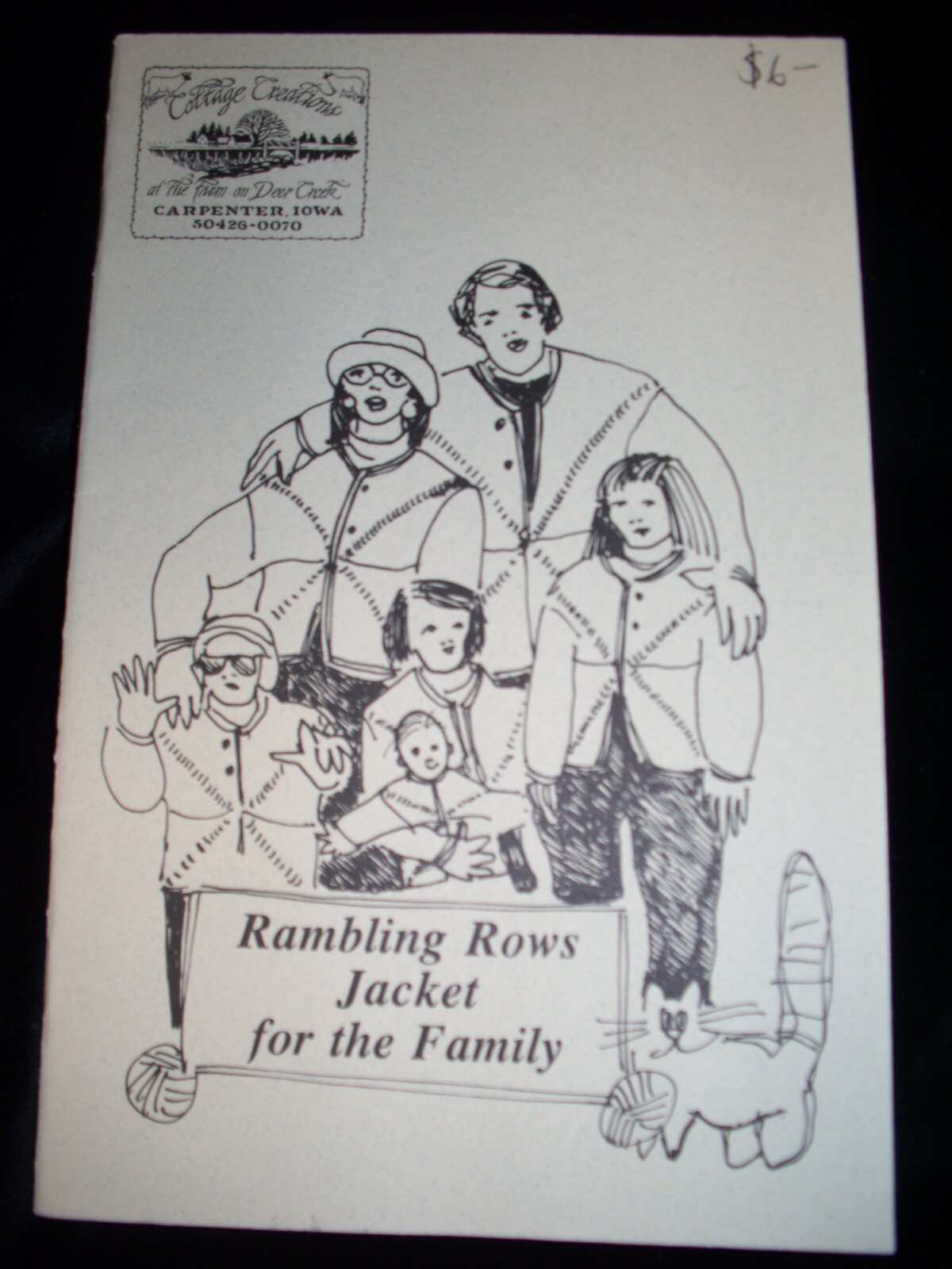 FILA Rambling Rows Jacket for the Family Carol Anderson (SC 2000) Knitting 