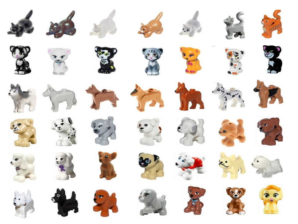 ☀️ LEGO U Pick Animales Mascotas Amigos Elfos Zoológico Granja Ciudad Lote Minifigura a Granel Foto 4 de 4