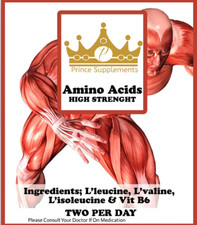 BCAA BRANCH CHAIN   AMINO ACIDS  VEGAN CAPSULES WORKOUT/STRENGTH BUY 4 GET 1 FRE