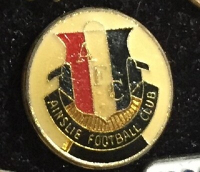 Vintage Ainslie Football Club AFC Soccer Team Logo Lapel Pin Canberra Australia
