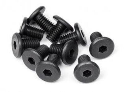 NEW HPI Vorza D8S Apache Bullet Pan Head Screw M5x8mm Hex Socket (10) 100550