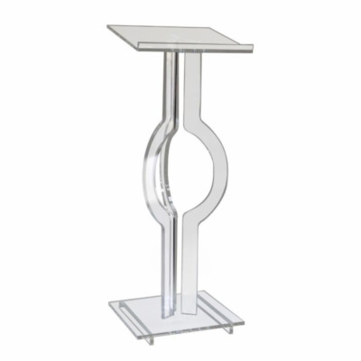 Kingdom TKLSPHERE Acrylic Sphere Podium - Modern Contemporary Sphere-Like Design