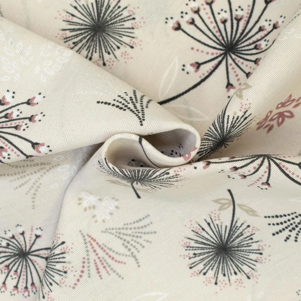 Dekostoff Pusteblume hellbeige (Preis= 0,5 Meter) - Bild 2 von 4