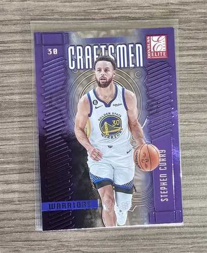 2023-24 Elite Stephen Curry Craftsmen Purple Insert