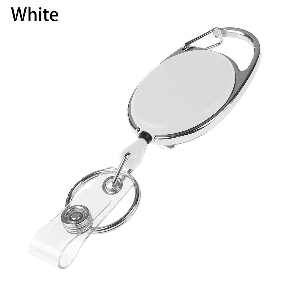 Recoil ID Badge Lanyard Retractable Reel Name Tag Key Card Holder Belt