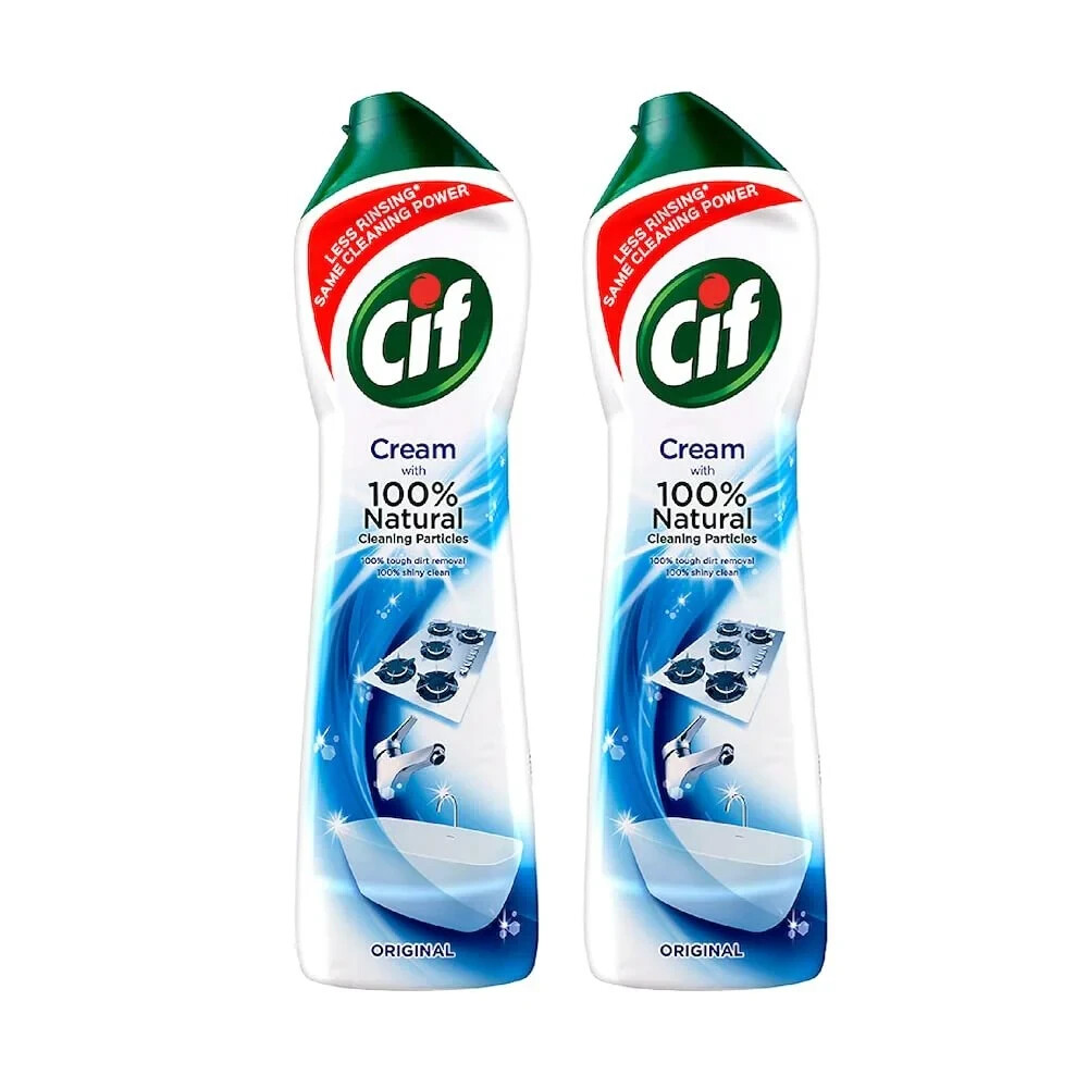 Cif Original Multipurpose Cream Cleaner for Kitchen & Bathroom 2-Pack