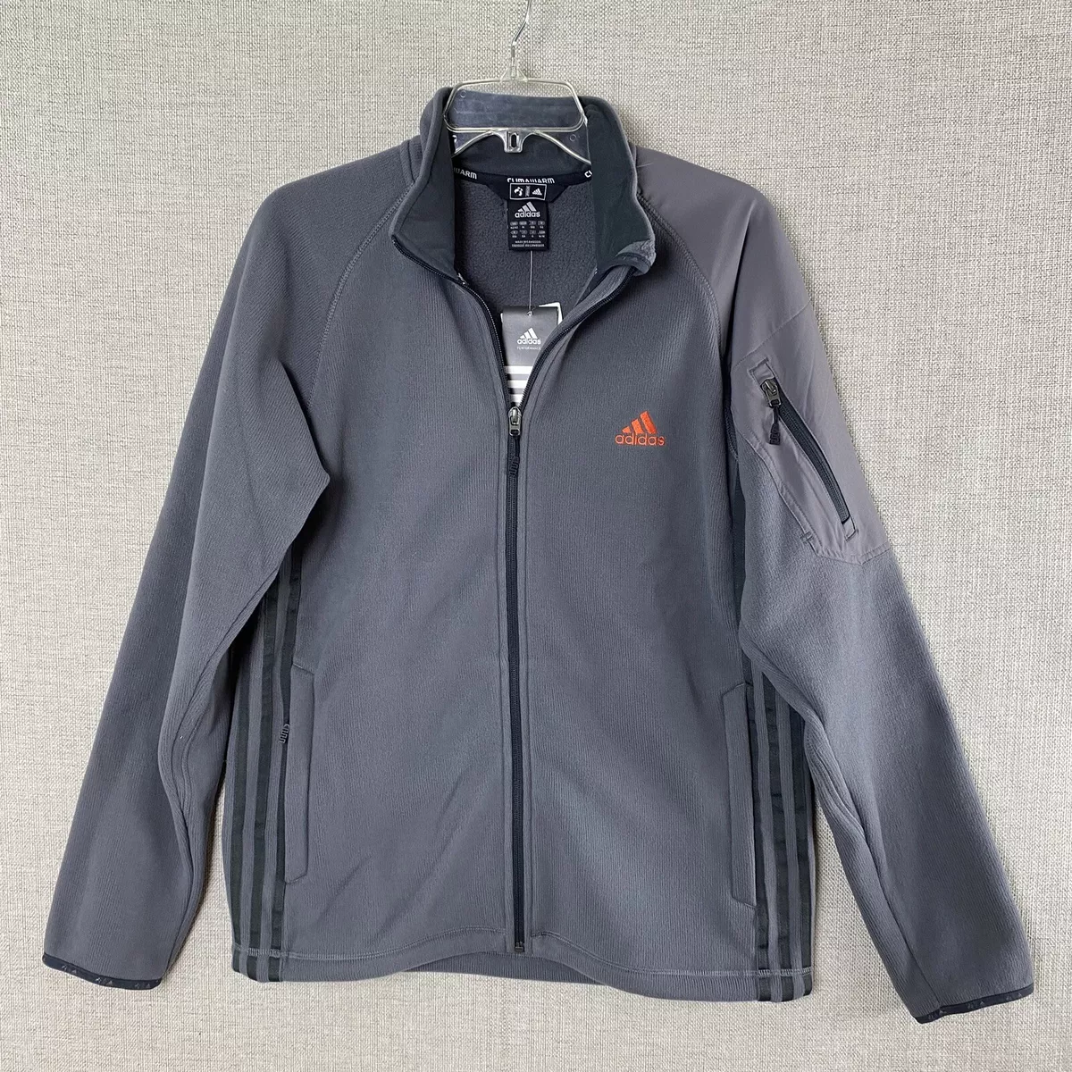 Adidas knit fleece jacket clearance