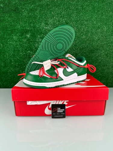 Size 7.5 - Nike Dunk Low x OFF-WHITE Pine Green 2019