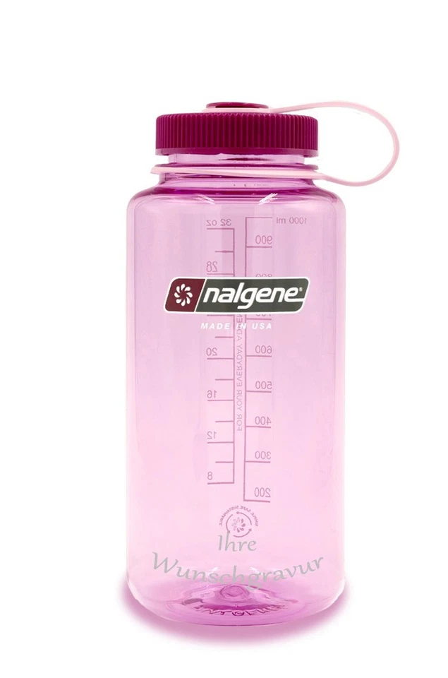 Nalgene Trinkflasche 'Everyday Weithals Sustain' - 1 Liter, mit Namensgravur - Bild 3 von 4
