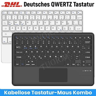 QWERTZ Bluetooth Tastatur Maus Für Huawei MatePad 11/SE/T10/Honor Pad X9 X8 Pro