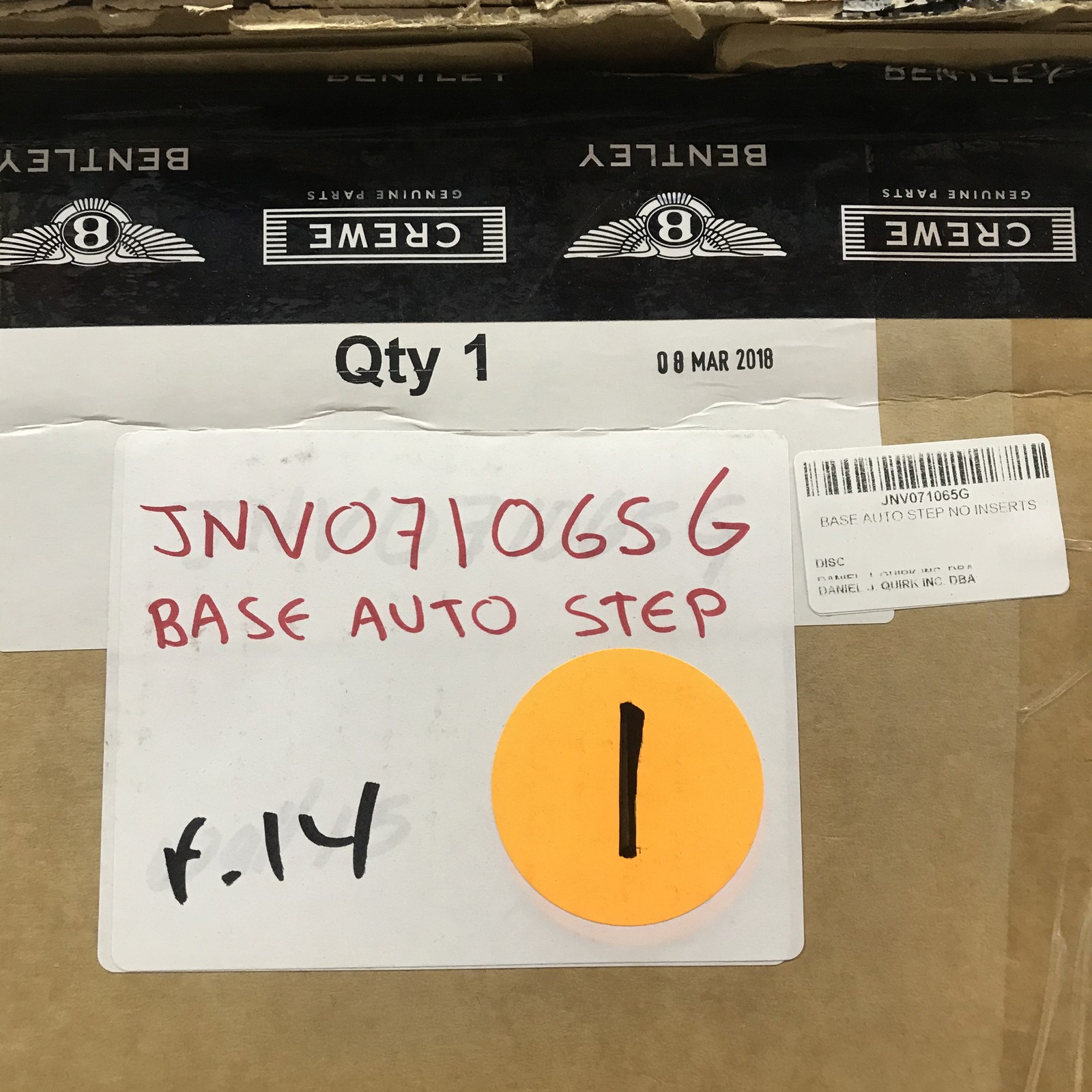 Genuine Bentley Base Auto Side Steps No Inserts JNV071065G OEM NEW
