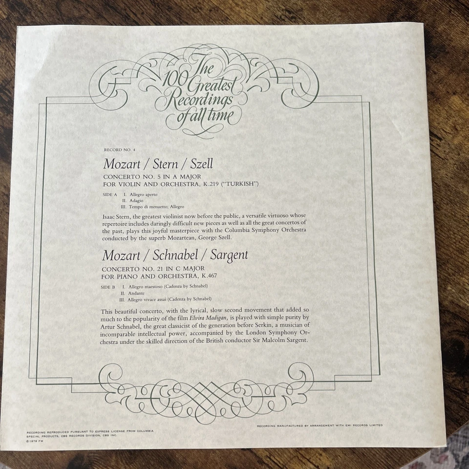 Franklin Mint The 100 Greatest Recordings Of All Time Nos. 3 & 4 - Image 4 of 4