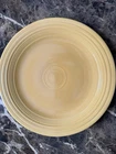 Vintage FIESTA 10" Dinner Plate - Original Yellow - Wet Foot  - 1930s-1950s