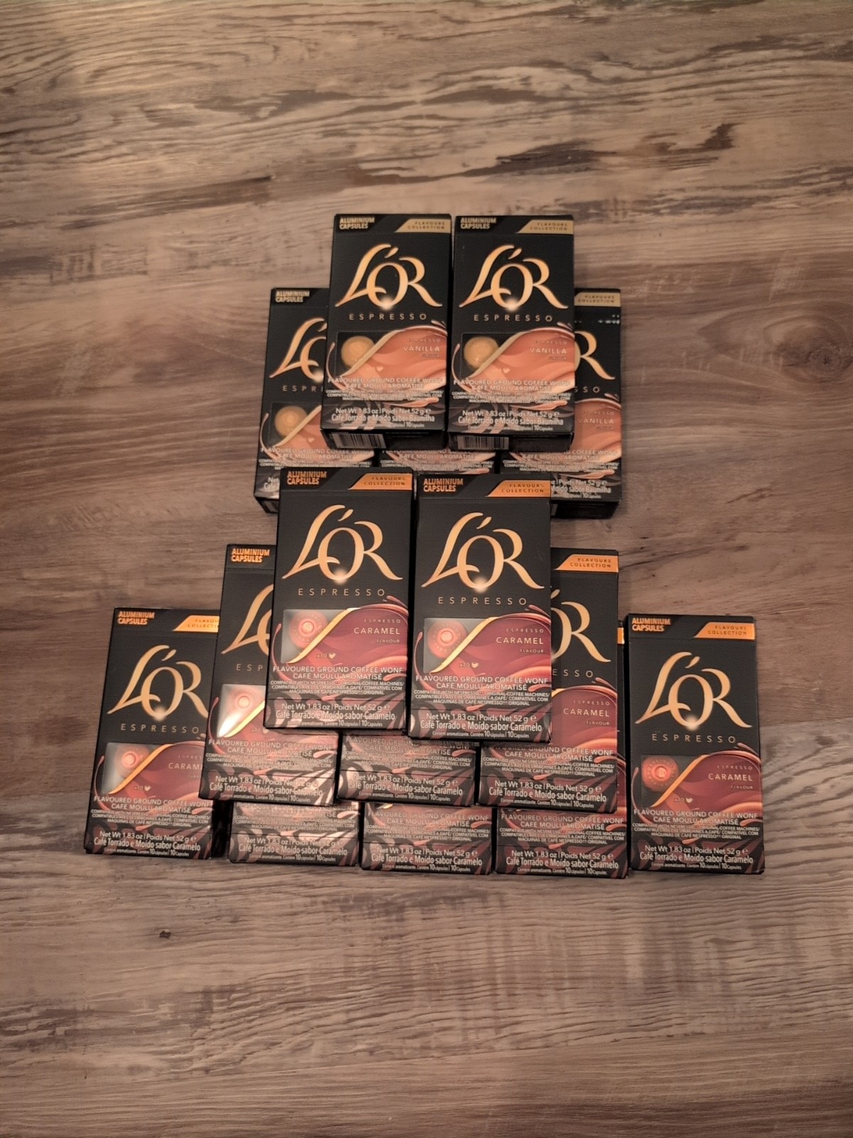 L'OR Espresso Coffee Capsules. 150 Variety Pack