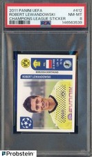 2011 Panini UCL Sticker Soccer #412 Robert Lewandowski PSA 8 NM-MT