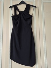 Black Cocktail Dress By Miss Selfridge Size 8uk 36eu