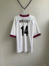 West Ham United 1998 1999 Wright #14 Away Football Shirt Soccer Jersey Pony
