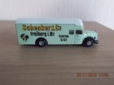 BREKINA: Mercedes O 6600 Möbelkoffer Schenker & Co. Freiburg