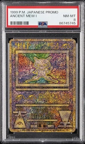 1998-99 POKEMON JPN POKEMON JPN PROMO ANCIENT MEW I PSA 8