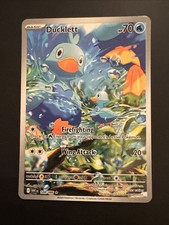 Pokémon Ducklett SV: White Flare Illustration Rare Holo 109/086 70 HP Basic on eBay