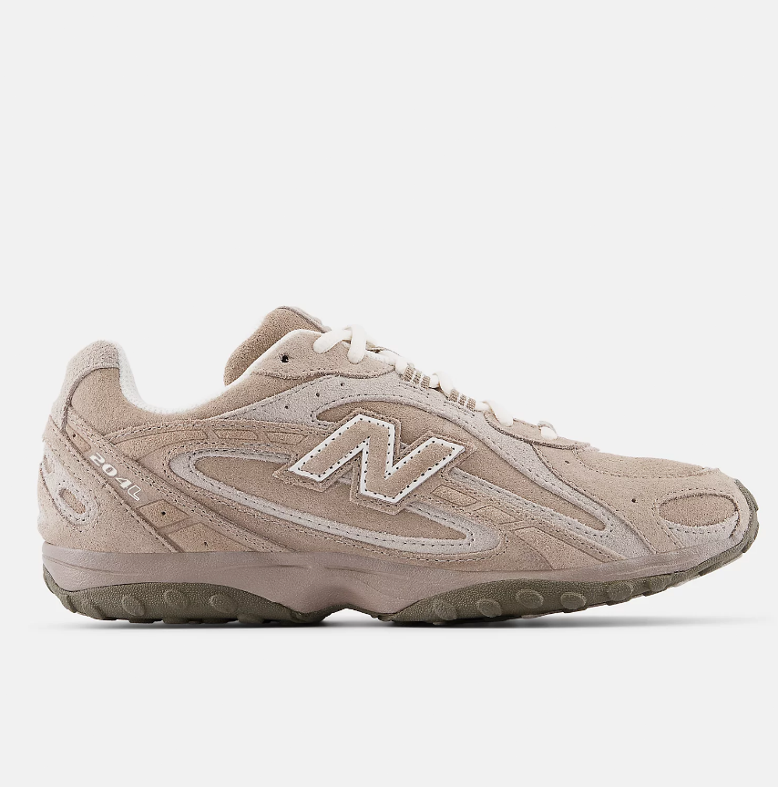 NB 204L Women's Shoes Sneakers, MUSHROOM with ARID STONE (NEW WT)