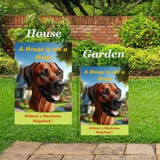 Rhodesian Ridgeback A House is not a Home Flag