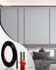 40Ft Peel and Stick Trim, Width 0.39" Waterproof Molding for Walls Edges, Bor...