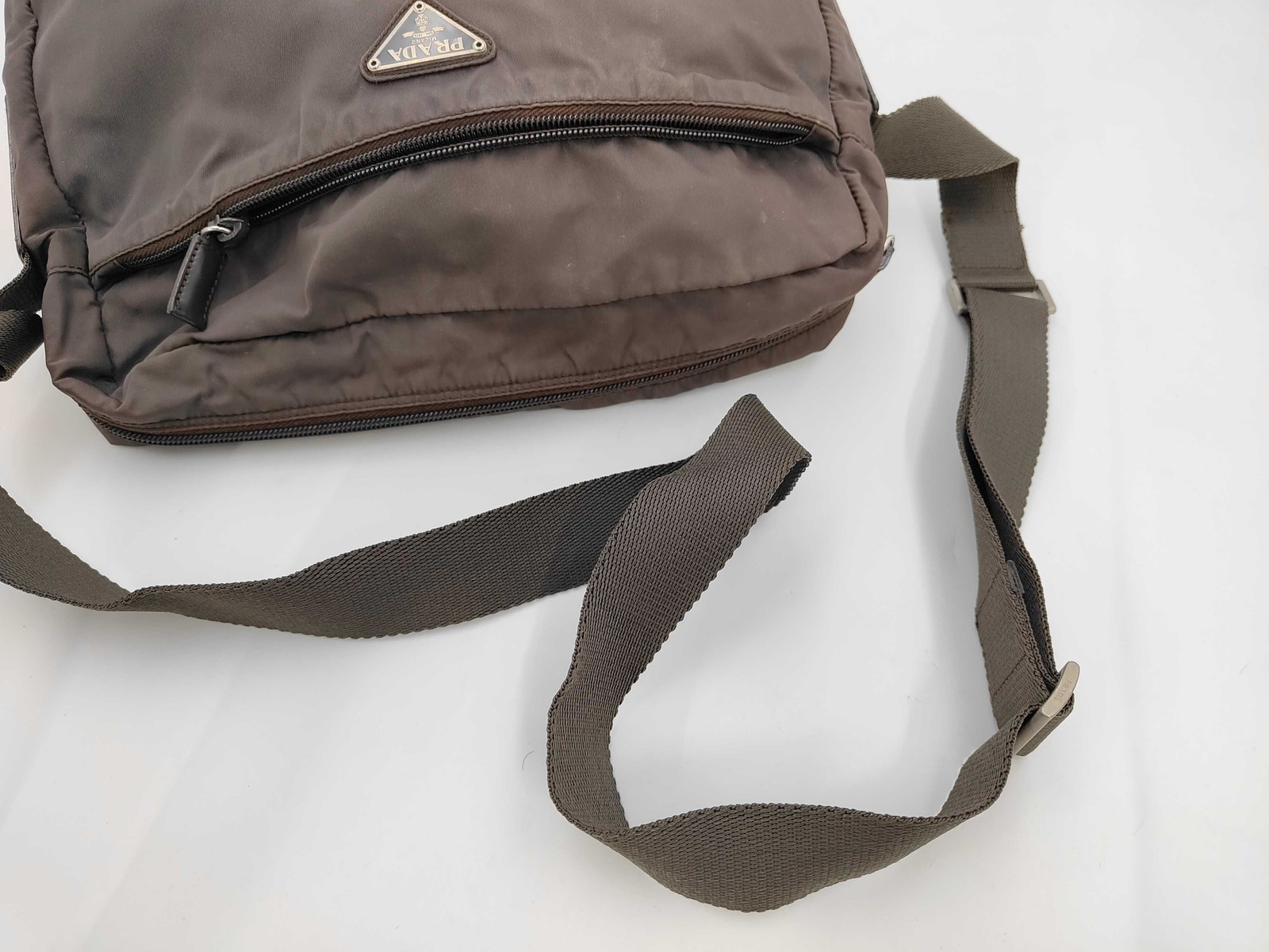 PRADA Nylon Triangle Logo Tesuto Shoulder Bag - # image 5