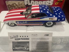THE FLOPPERS 1320 DON COOK`S "DAMN YANKEE" NITRO FUNNY CAR 1/24th DIECAST NHRA