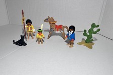 Playmobil 3396 Conjunto Familia India Vintage Casi Completo, “Sin Caja”