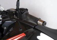 R&G Racing Black Bar End Sliders For 2012-2013 Husqvarna TR650 Strada