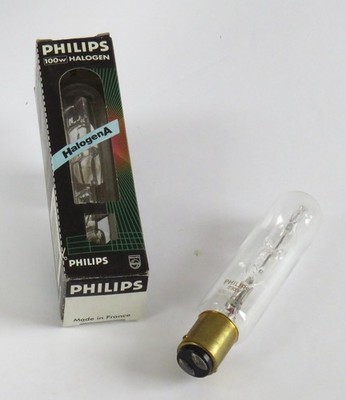 PHILIPS HalogenA 230V/100W-B15d,klar,Nr:14011 Röhrenlampe 20mm dimmbar