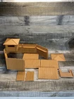 Vintage Fort Apache Playset 18 Pieces Light Brown Sold as Is READ