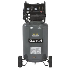 Klutch 29-Gallon Air Compressor, 2.5 HP, 120 Volts, 175 PSI