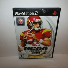 NCAA Football 2004 Sony PlayStation 2 PS2 Video Game with Manual Tested Working